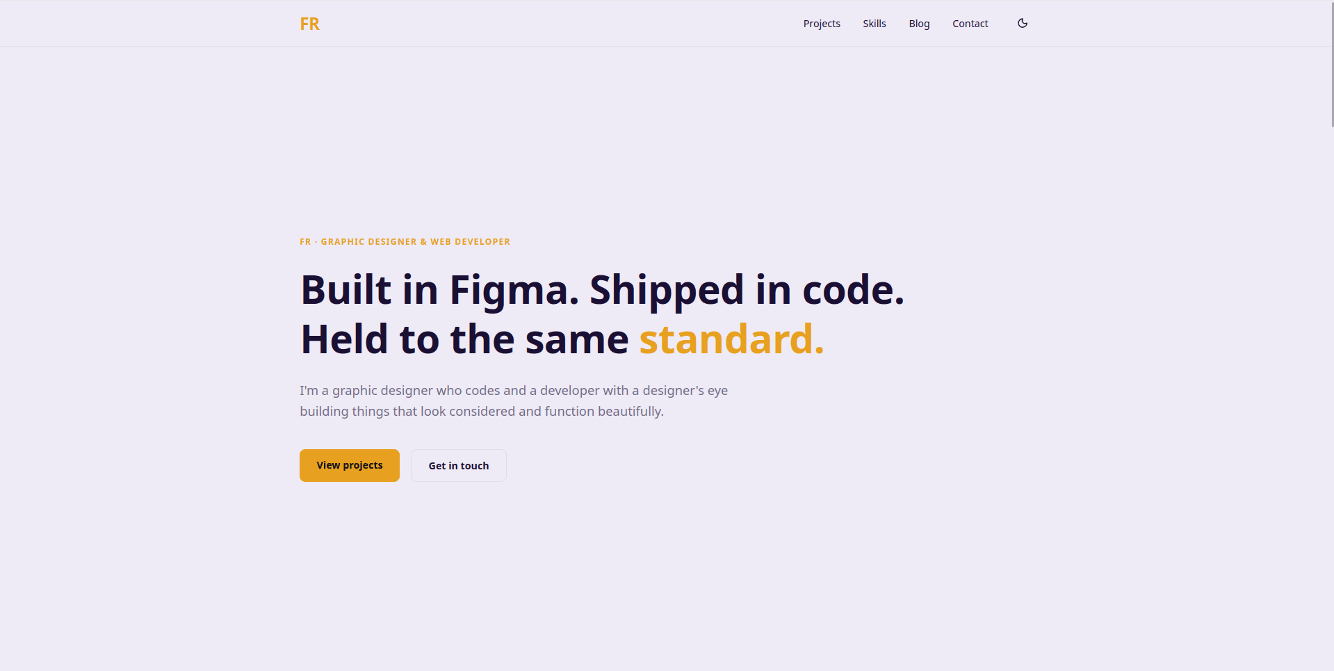 FR Portfolio — Full-Stack Portfolio & CMS